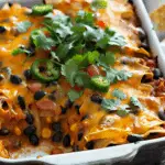 Potato and Black Bean Enchilada Casserole