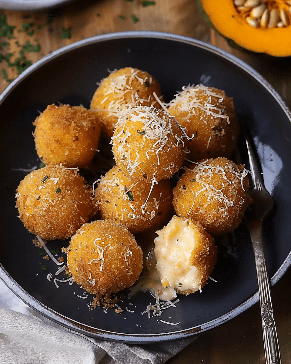 Savory Pumpkin & Parmesan Arancini Balls for Epic Snacking