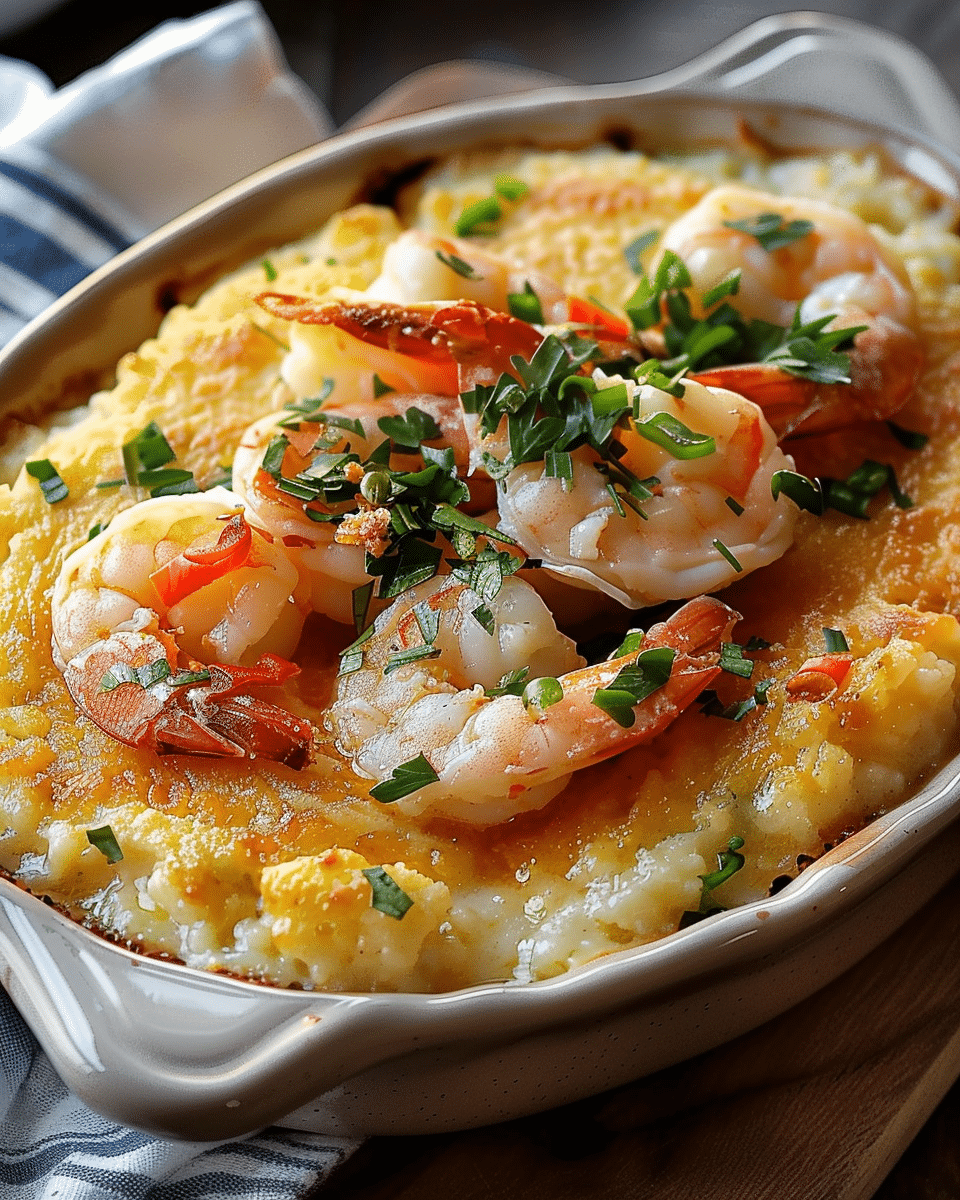 Shrimp and Grits Casserole