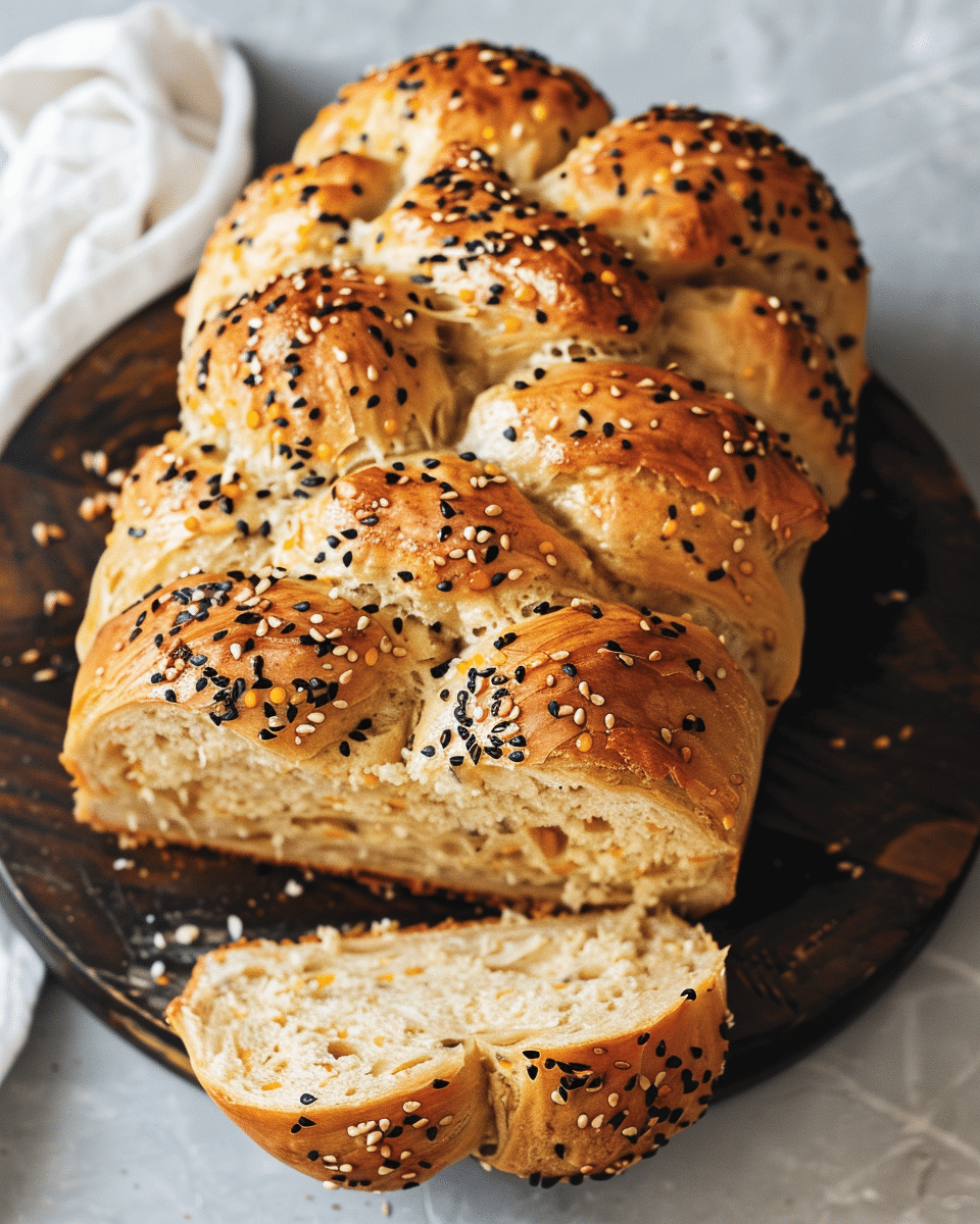 Seeded Corn and Onion Bubble Loaf