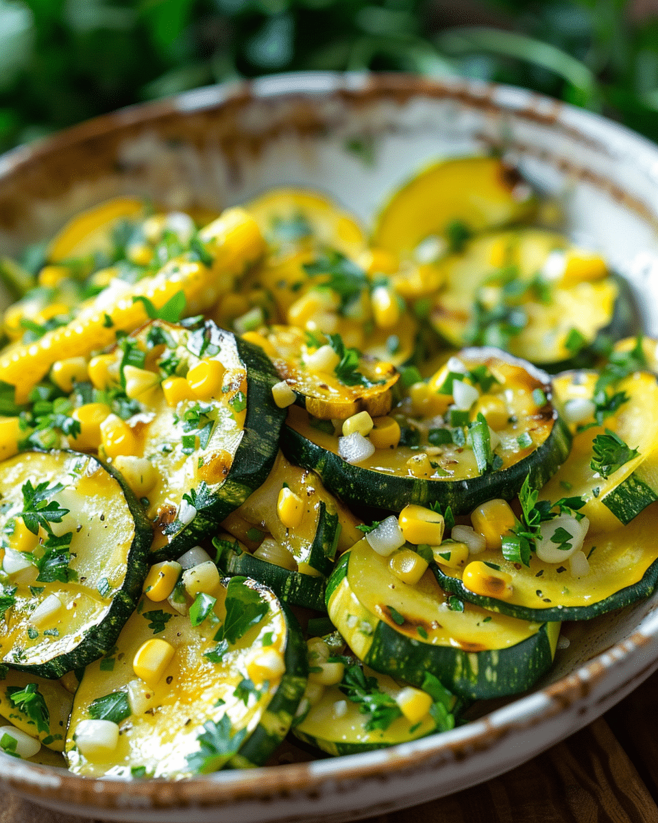 Summer Squash Corn: 1 Amazing Skillet Recipe