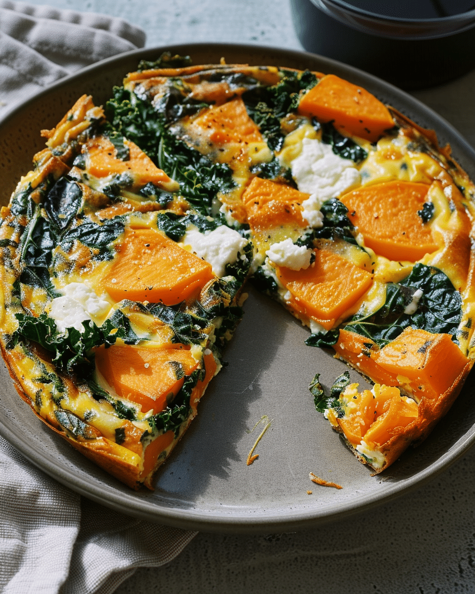 Sweet Potato Kale Frittata