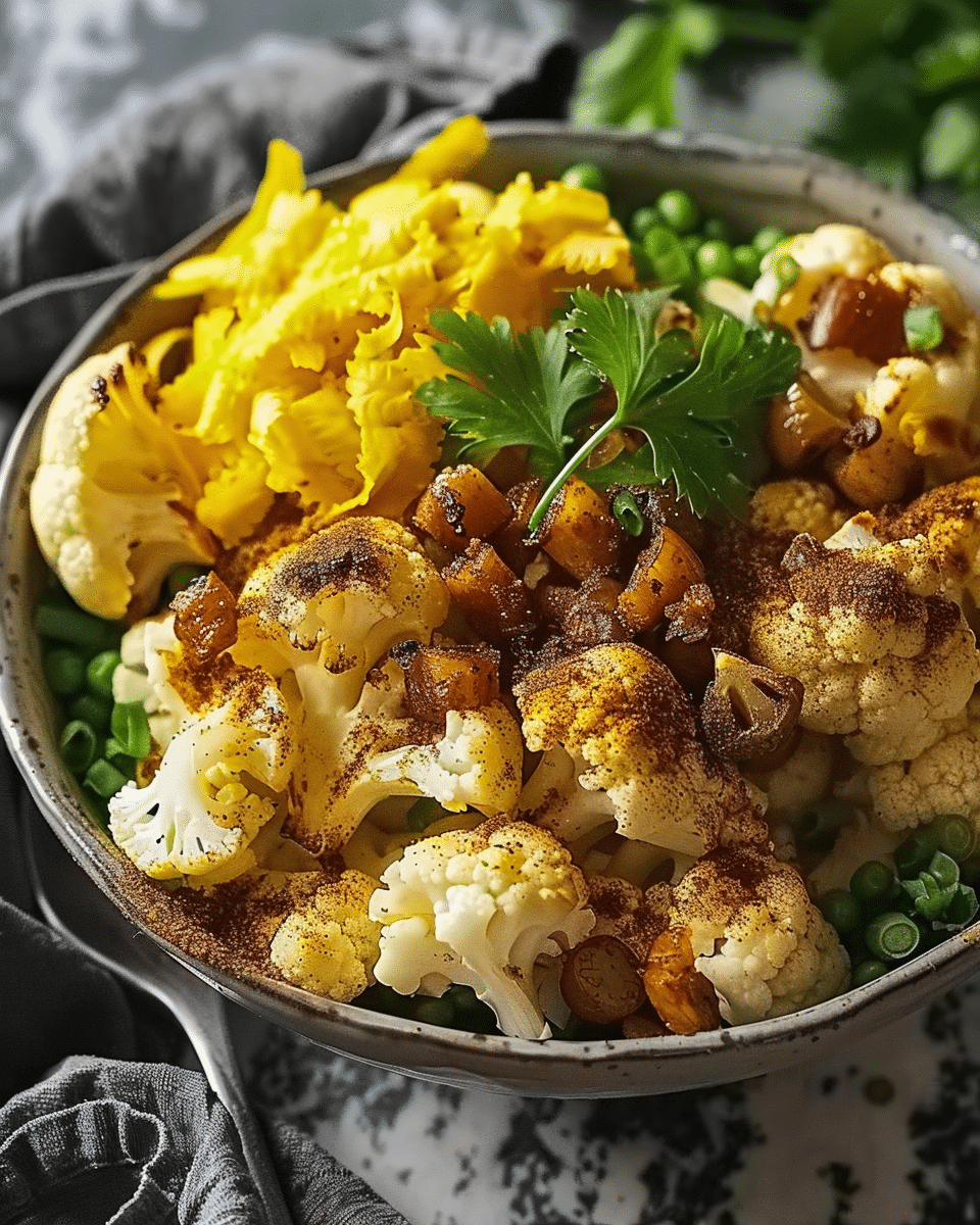 Turmeric & Lemon Cauliflower Bowl