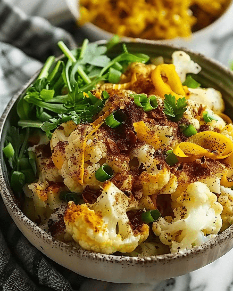 Turmeric & Lemon Cauliflower Bowl