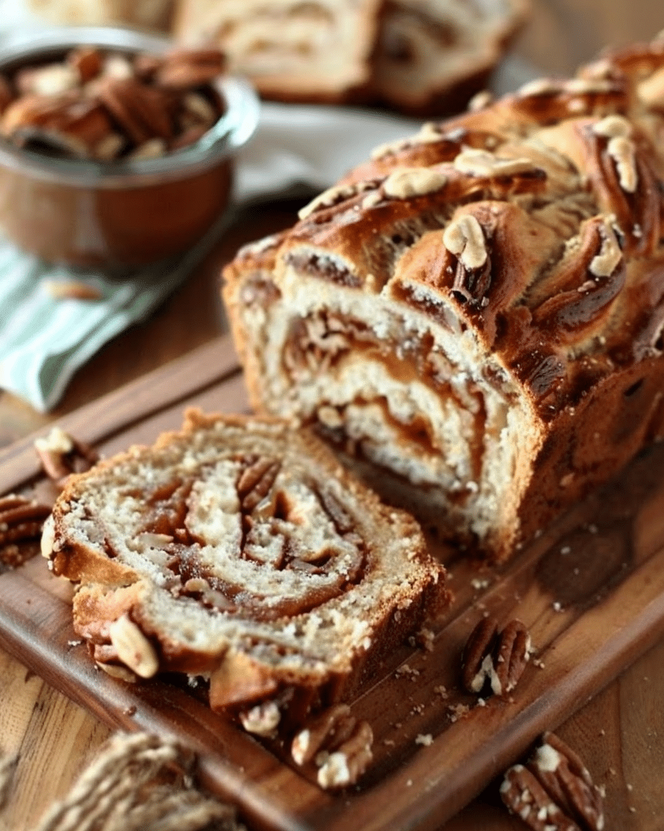 Twisted Honey Nut Loaves