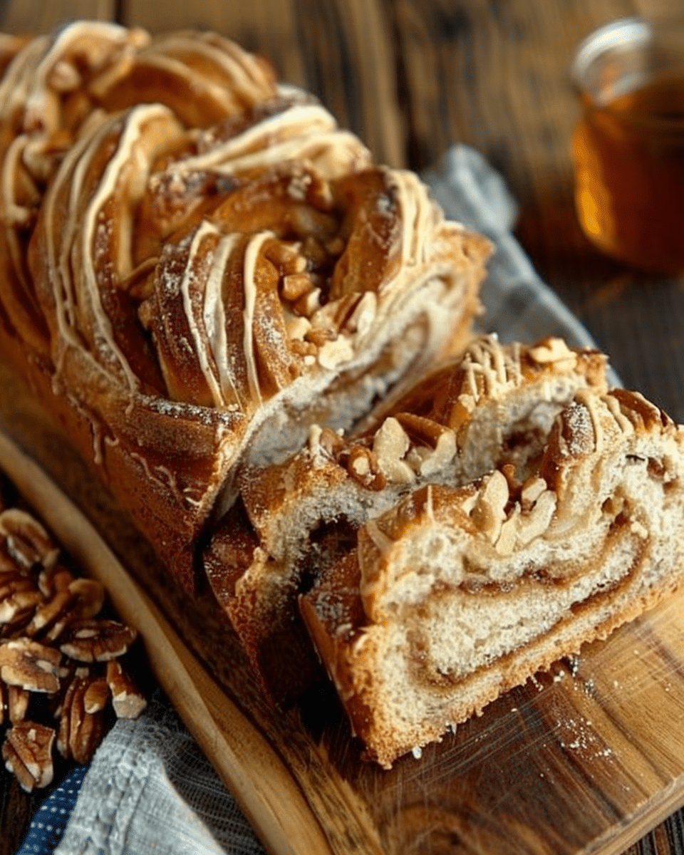 Twisted Honey Nut Loaves