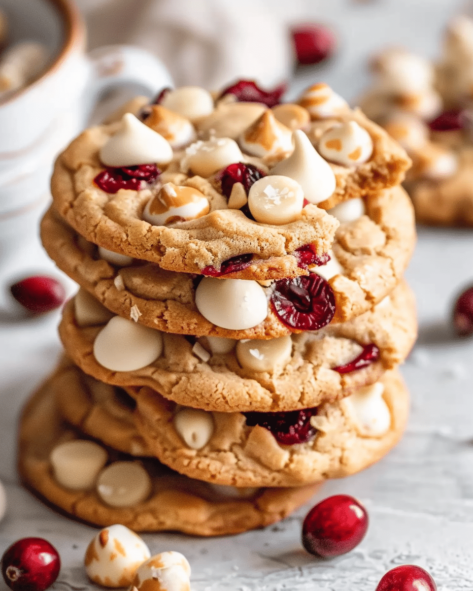 White Chocolate Cranberry Cookies