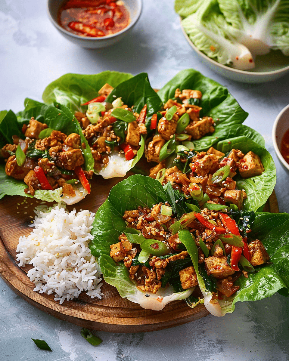 20-Minute Easy Tofu San Choy Bau