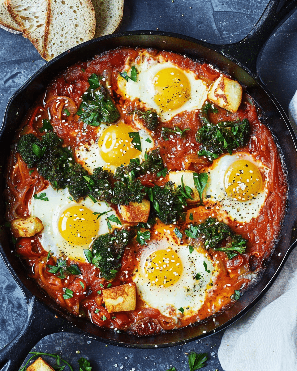 5-Ingredient Haloumi Shakshuka