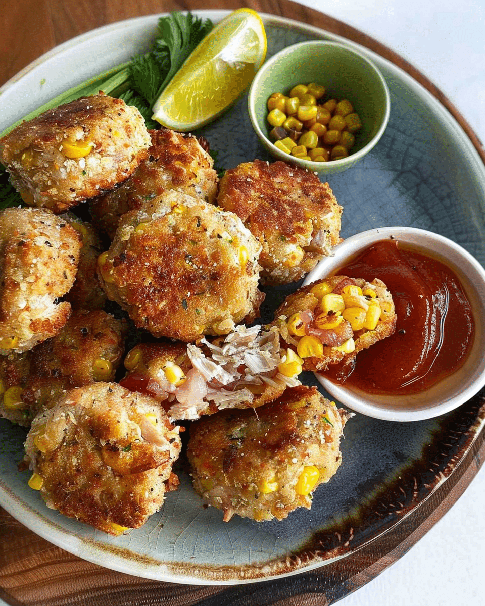 Air Fryer Tuna and Sweetcorn Nuggets
