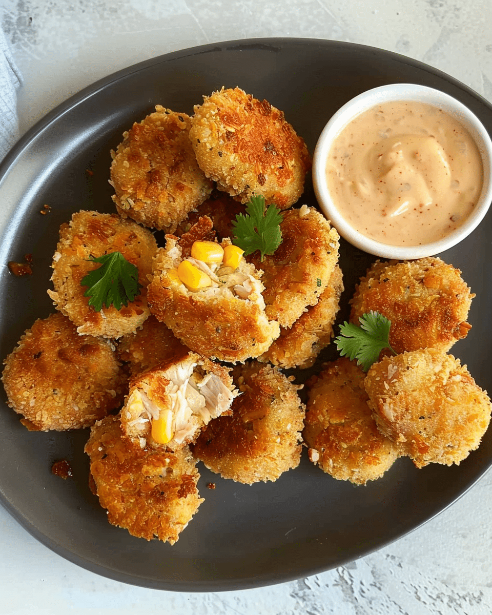 Air Fryer Tuna and Sweetcorn Nuggets