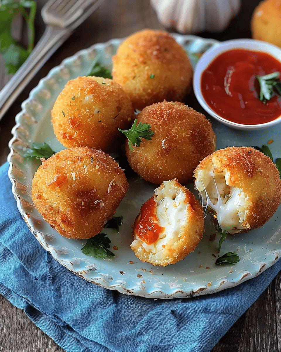 Arancini Filled With Mozzarella
