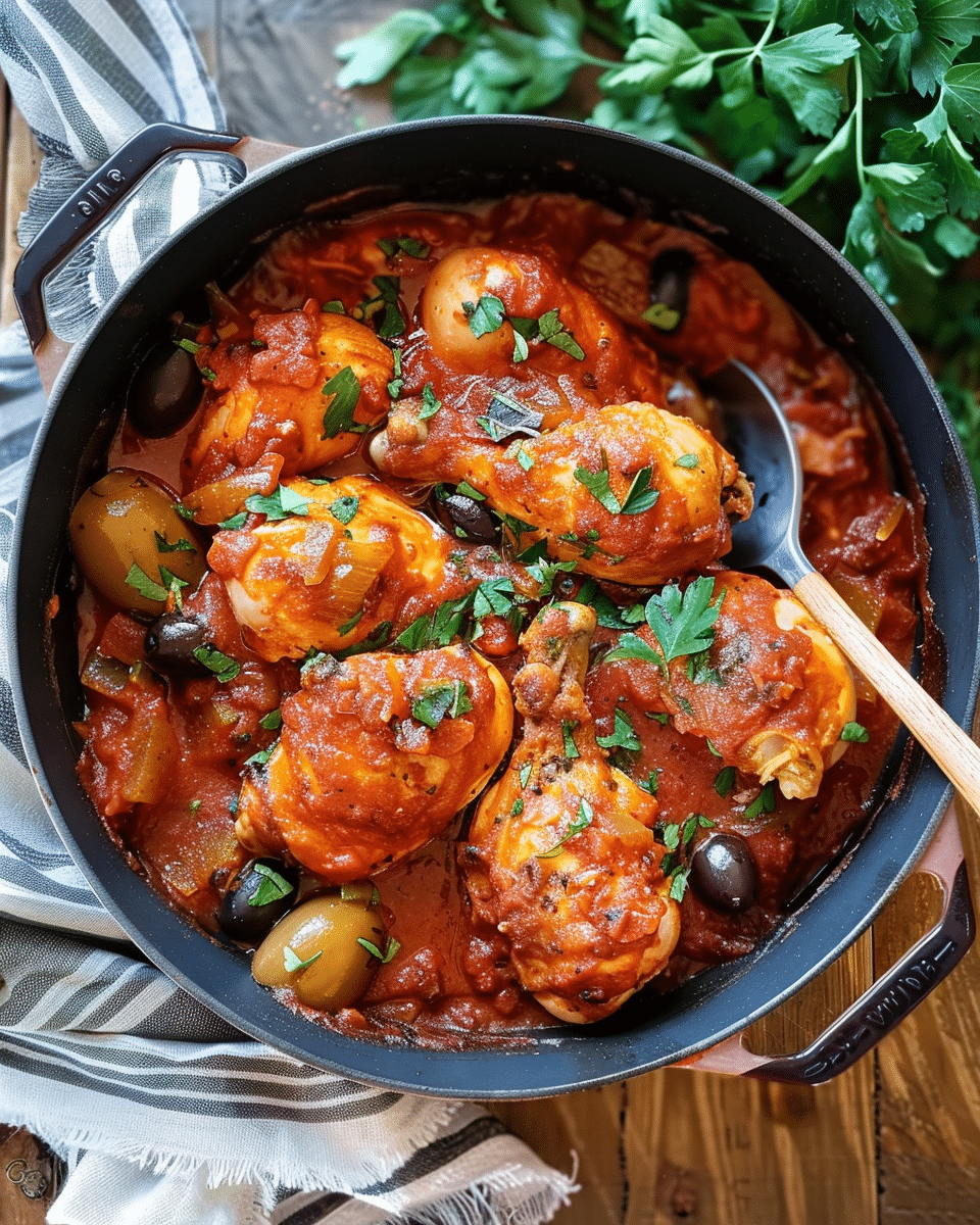 Authentic Italian Chicken Cacciatore (Pollo alla Cacciatora)