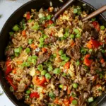 Easy Beef Fried Rice {30 Minute Fakeaway}
