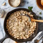 Cacio E Pepe White Beans Skillet