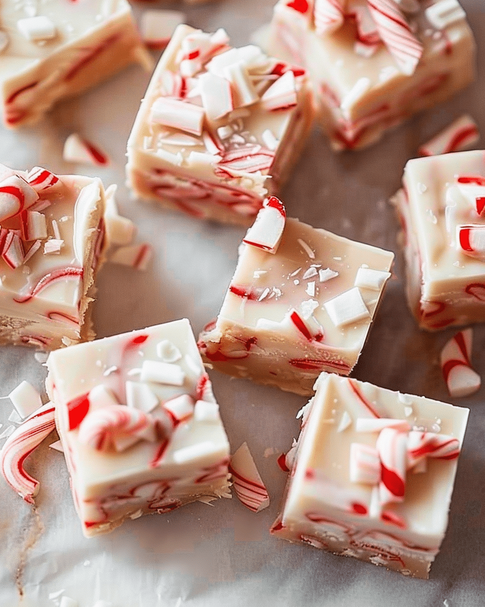 Candy Cane Fudge