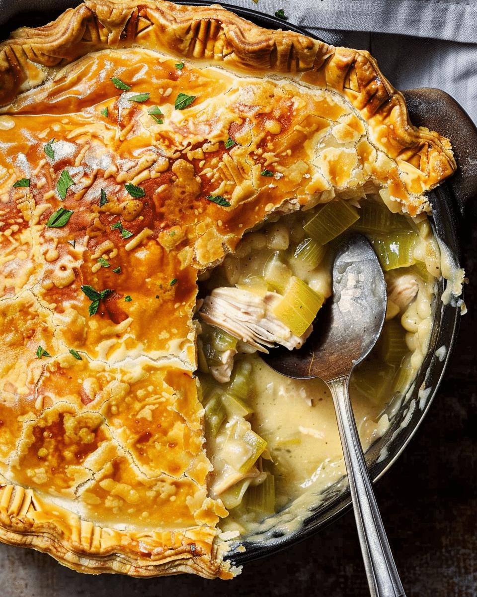 Chicken and Leek Pie