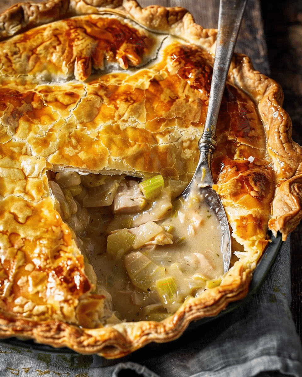 Chicken and Leek Pie