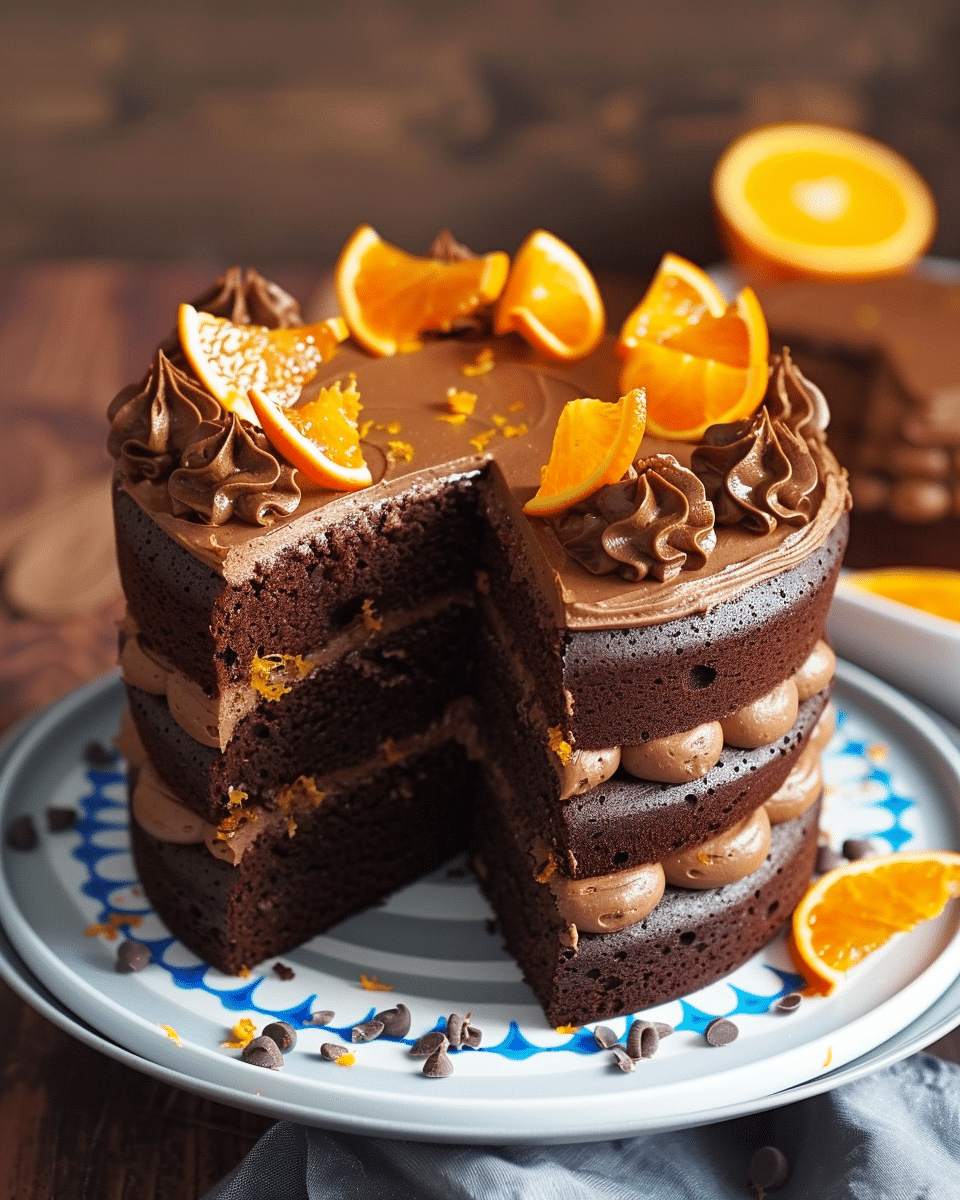 Chocolate Orange Cake {Easy Recipe!}