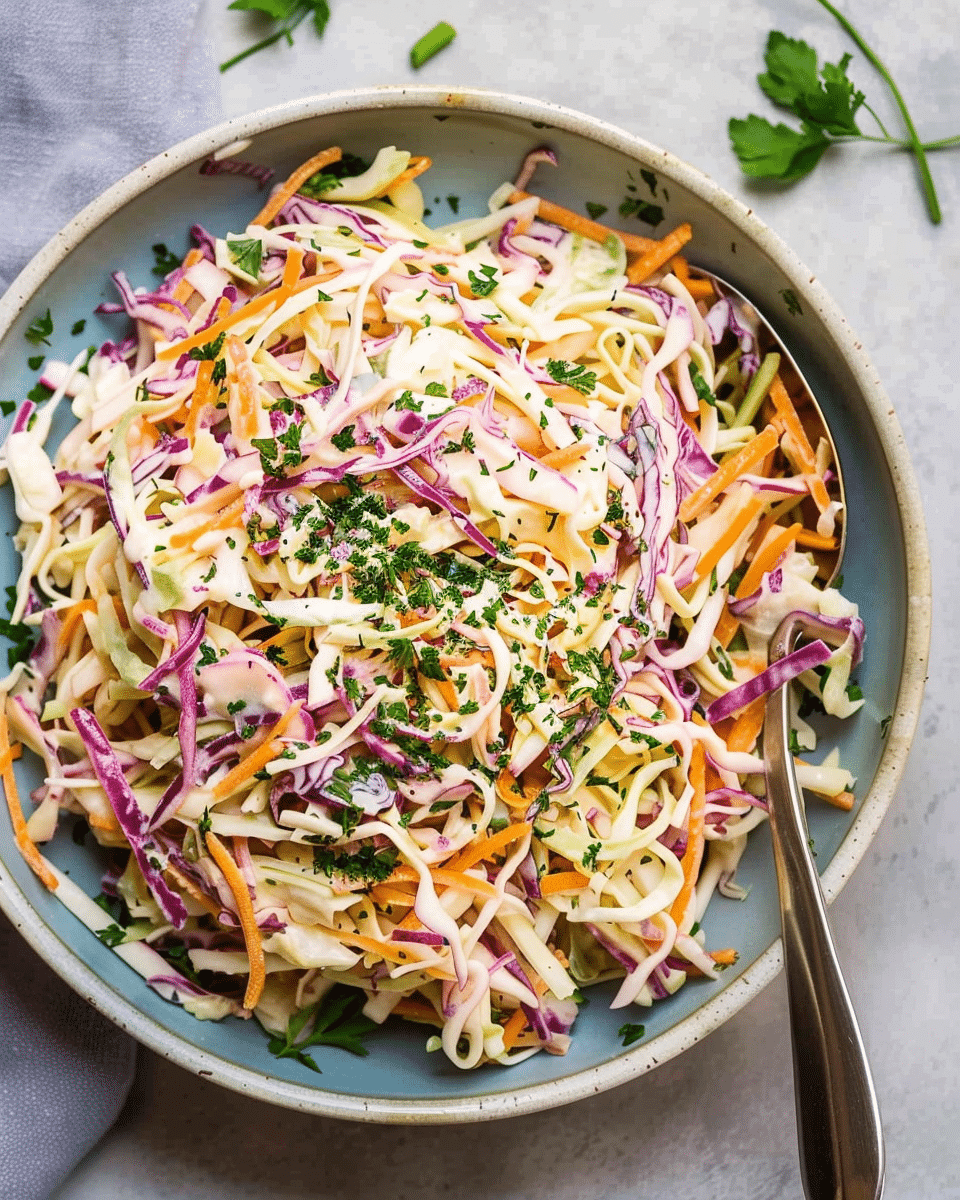 Easy Homemade Coleslaw