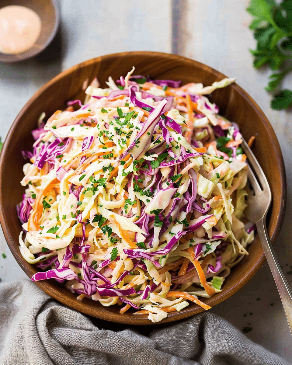 Easy Homemade Coleslaw