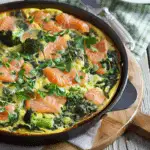 Frittata Recipe {Smoked Salmon and Broccoli}