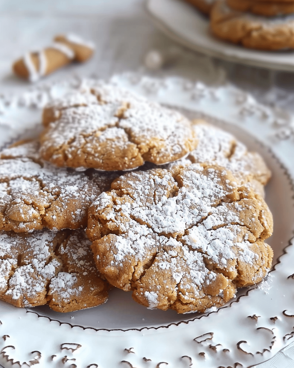 Gingerbread Gooey Butter Cookies