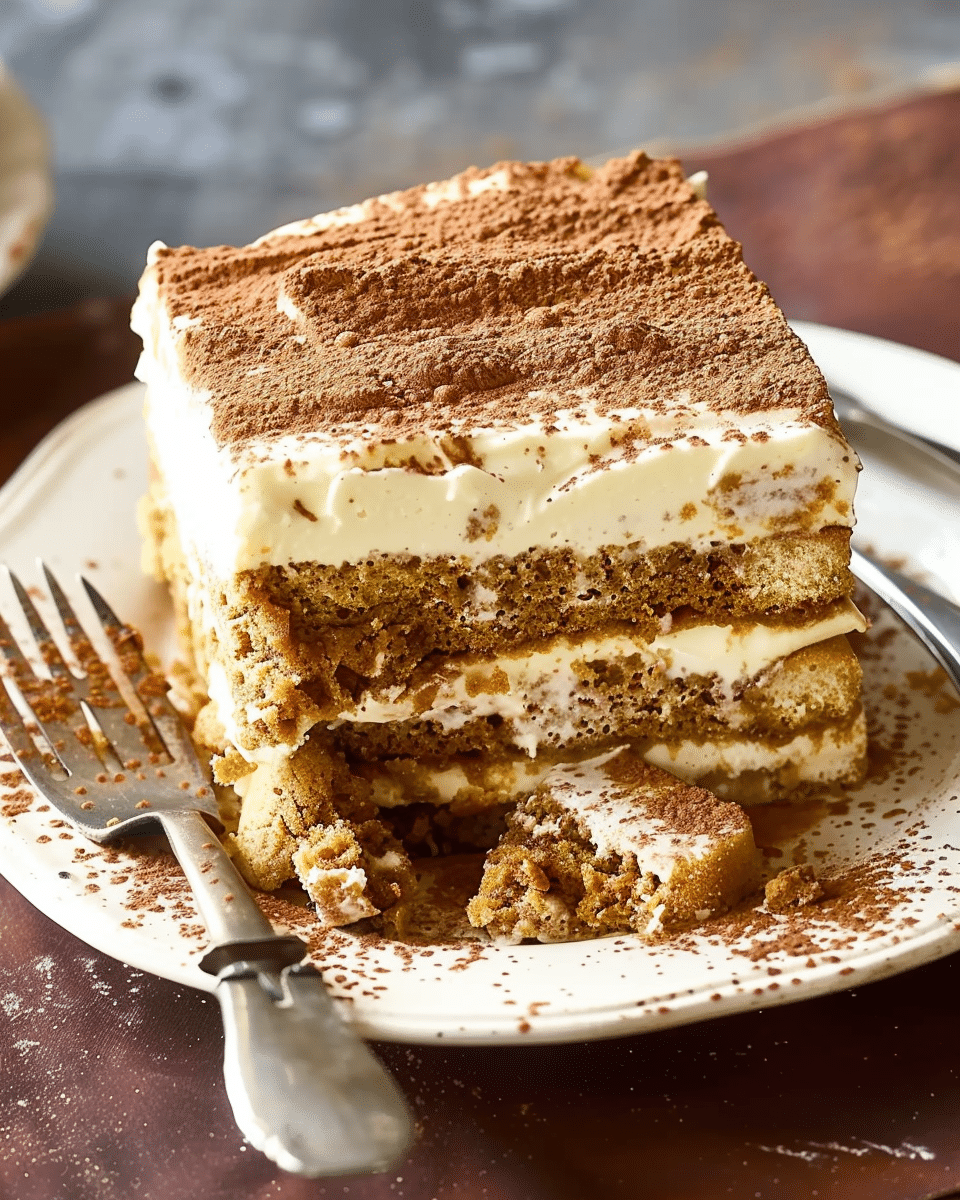 Gingerbread Tiramisu