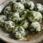 Gnudi with Spinach and Ricotta Cheese