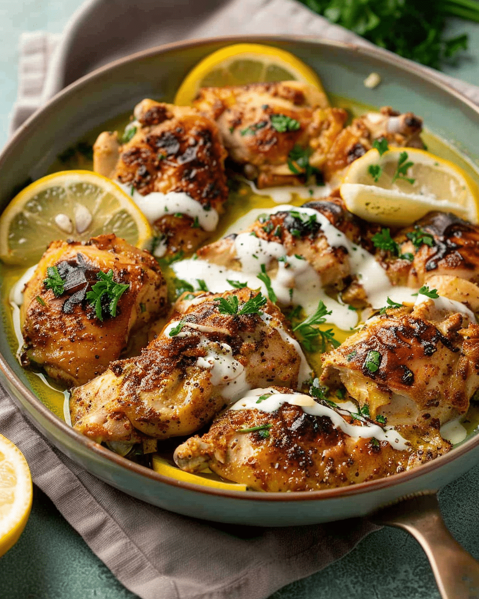 Lebanese Lemon Garlic Chicken – Al Aseel Copycat