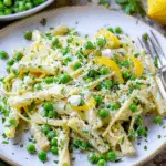 Lemon Ricotta Pasta with Fresh Peas