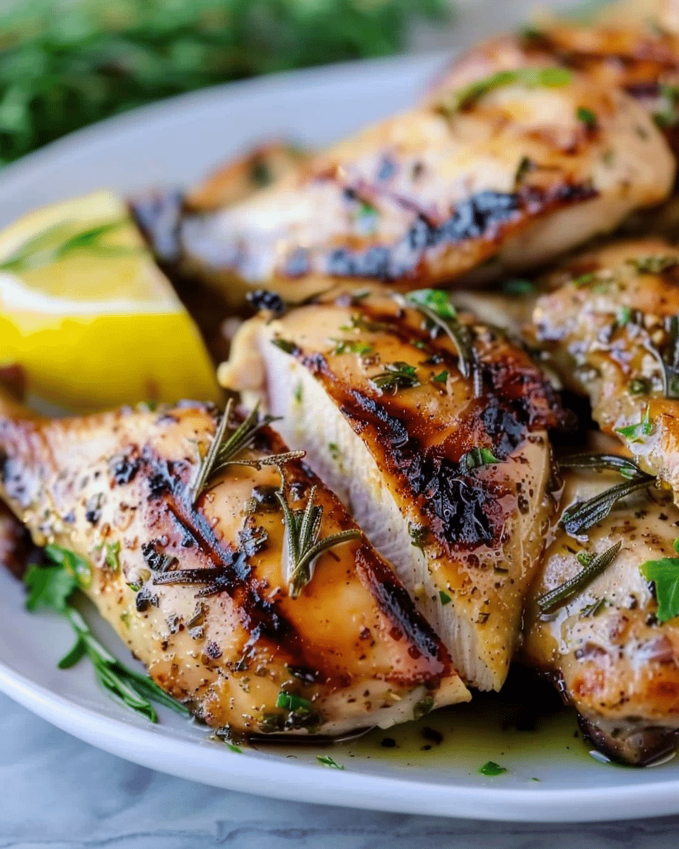Lemon Tarragon Grilled Chicken