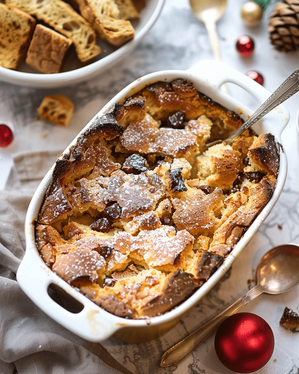 Panettone Bread and Butter Pudding {Easy Recipe!}
