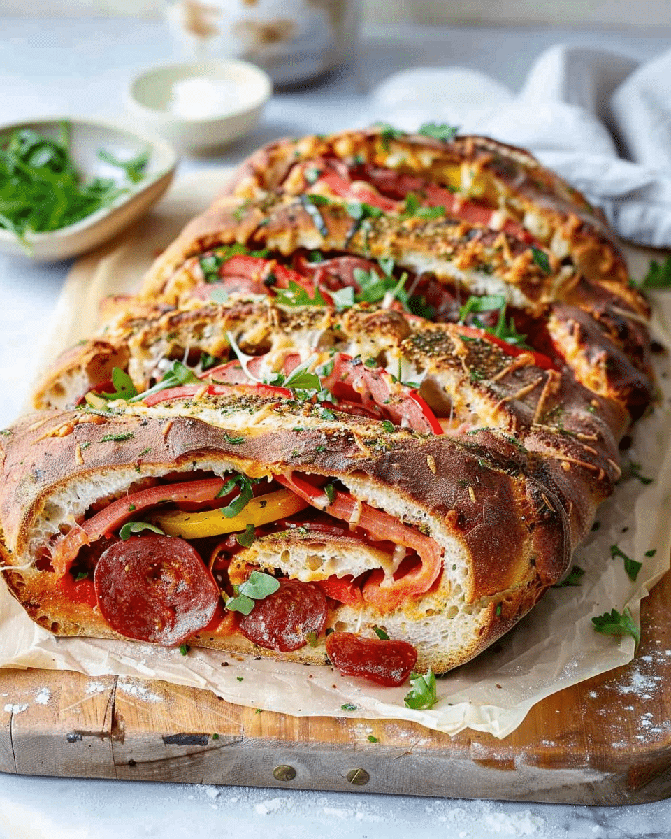 Picnic Pizza Cob Loaf