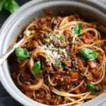 Slow Cooker Bolognese {No Browning Recipe!}