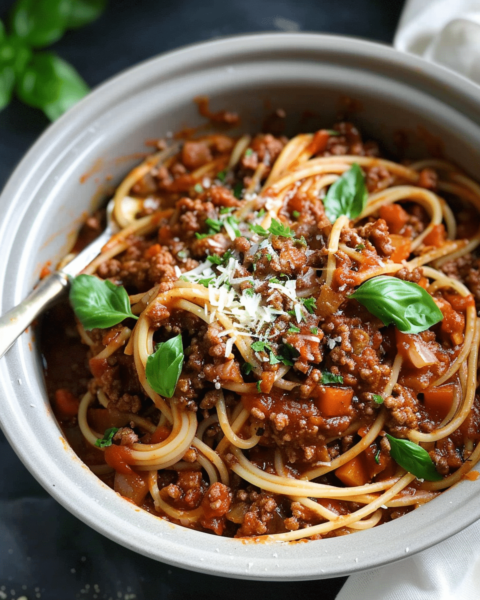 Slow Cooker Bolognese {No Browning Recipe!}