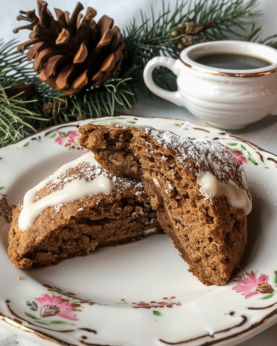 Vegan Gingerbread Scones