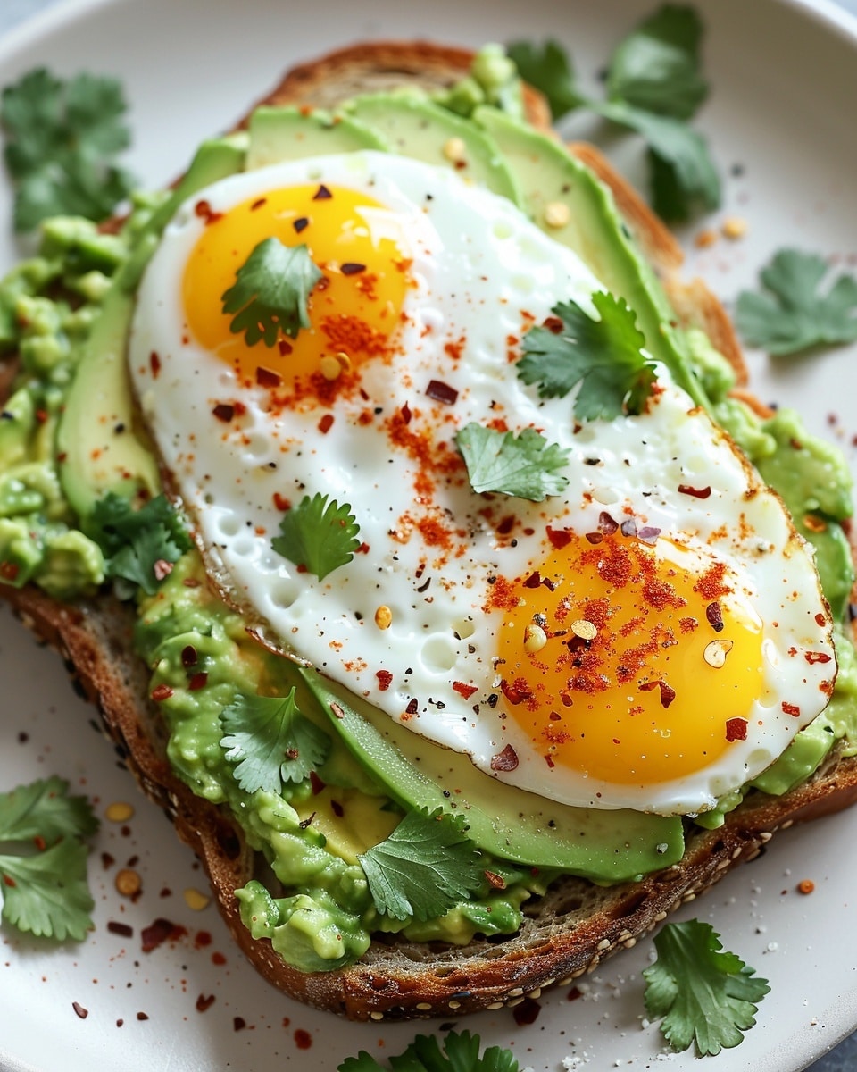 Avocado Egg Toast (Whole Grain) Recipe