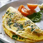 Baby Spinach Omelet Recipe