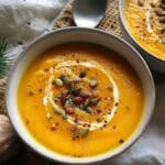 Butternut Squash Soup with Maple and Pepitas