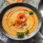 Carrot and Smoked Gouda Bisque