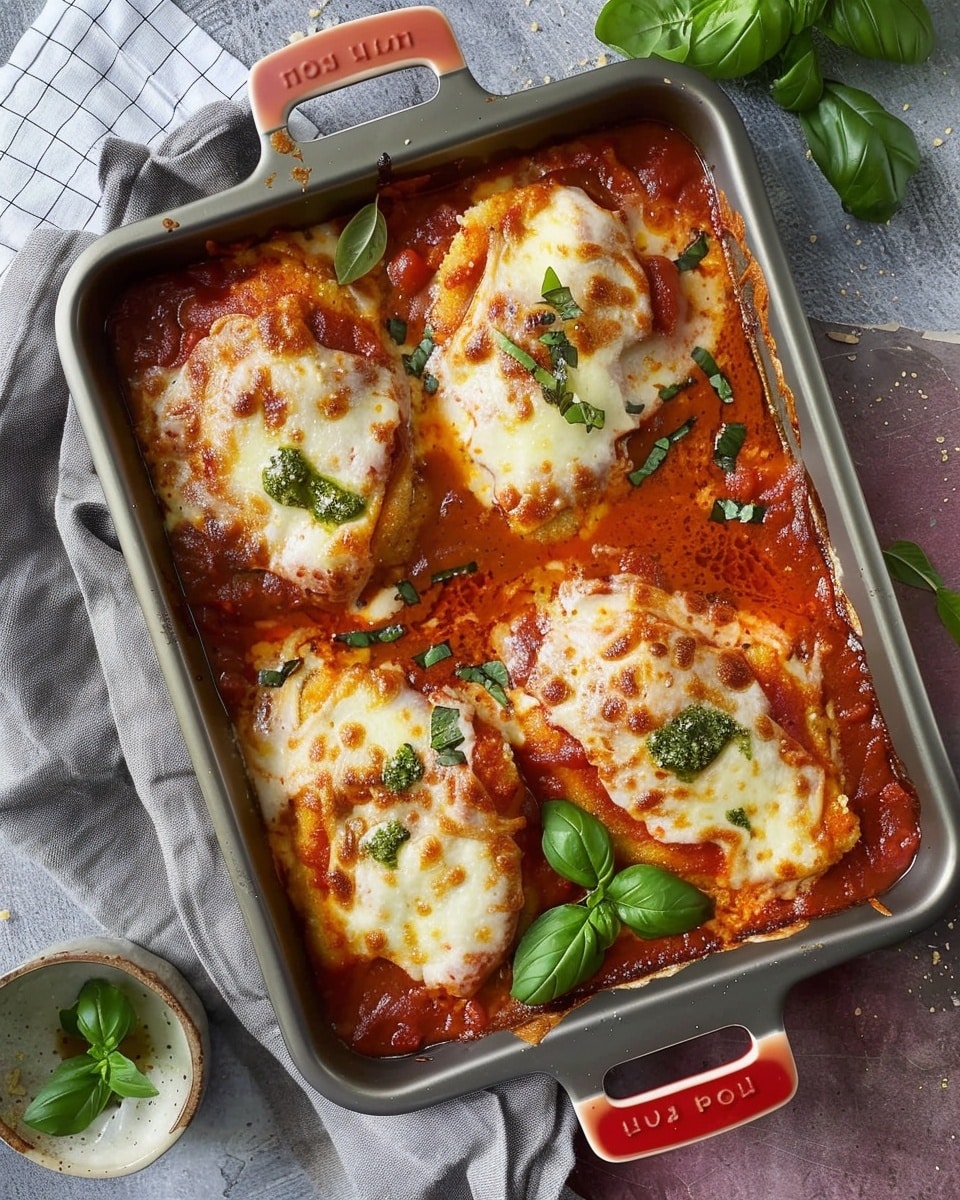 Chicken Parmigiana Tray Bake