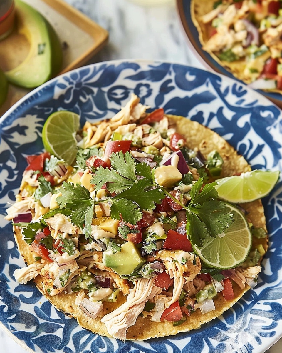 Chicken Salad Tostadas