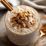 Cozy Gingerbread Protein Overnight Oats Recipe