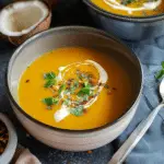 Creamy Coconut and Kumara Soup