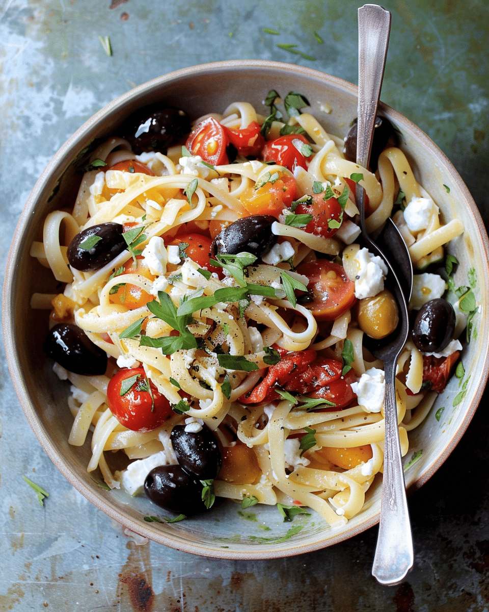 Easy Weeknight Greek-Inspired Pasta