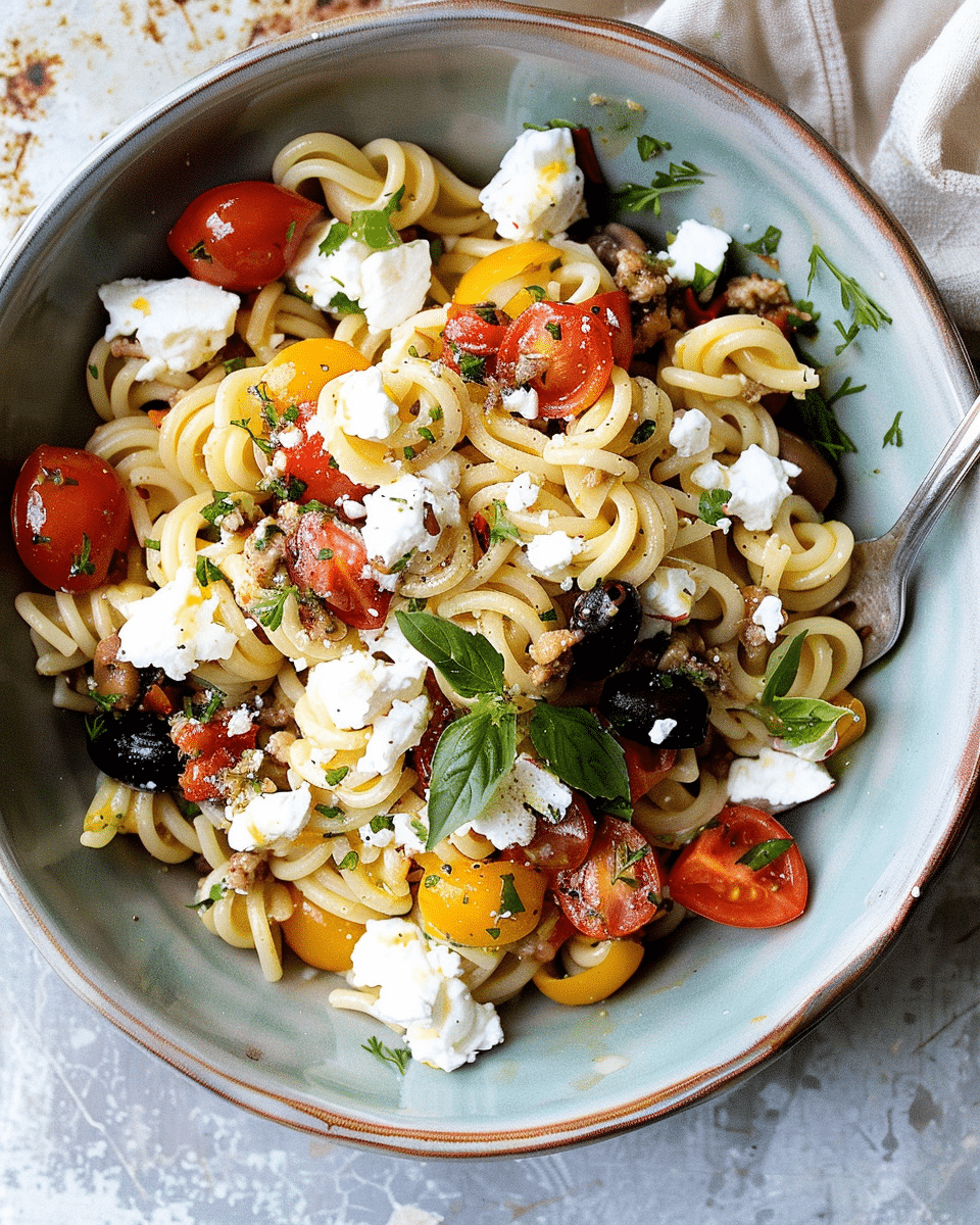Easy Weeknight Greek-Inspired Pasta