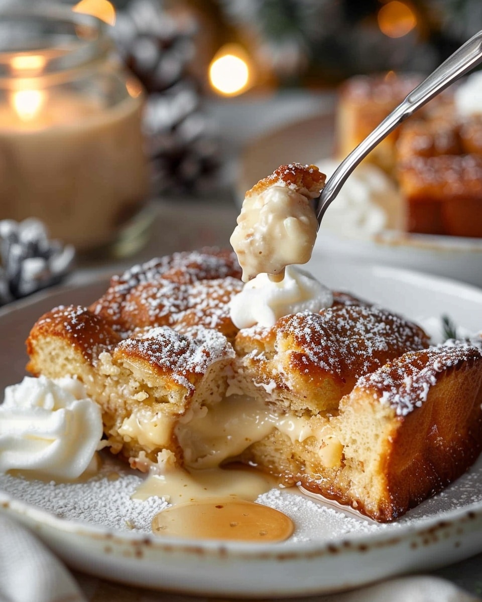 Eggnog Bread Pudding