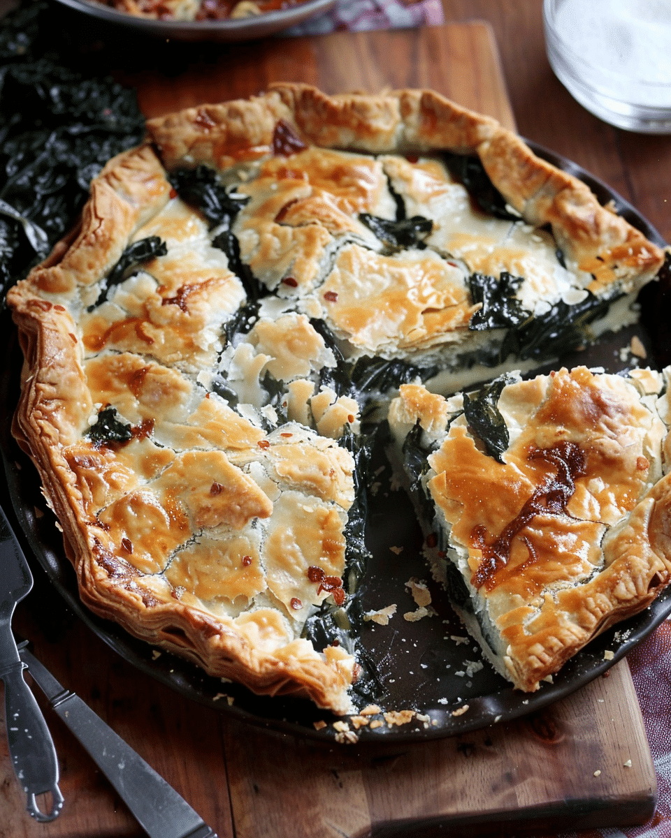 Erbazzone (ATK’s Swiss Chard Pie)