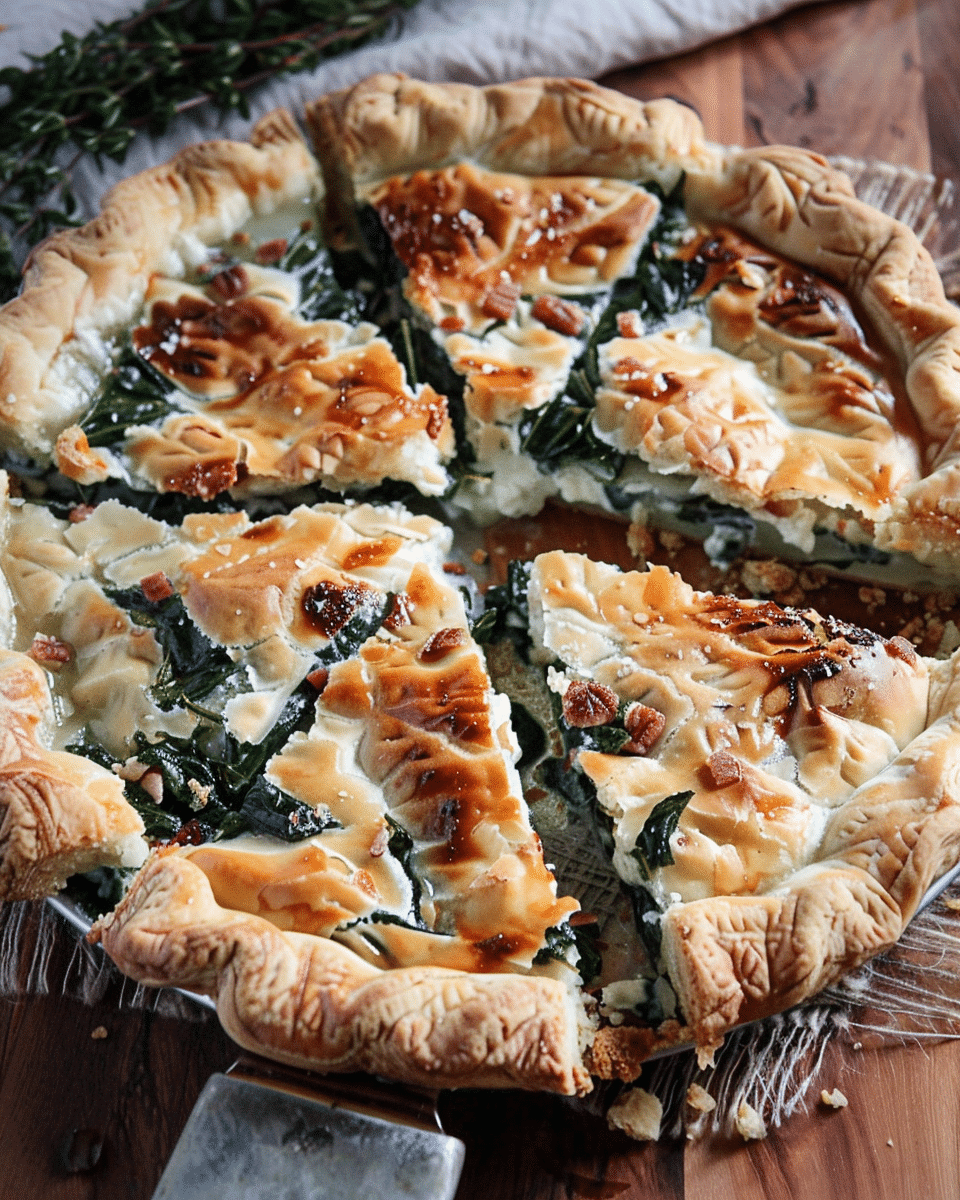 Erbazzone (ATK’s Swiss Chard Pie)